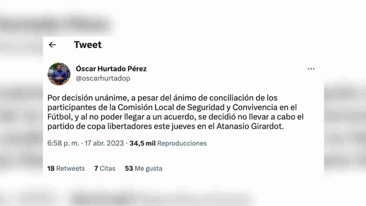 Trino del alcalde (e) Óscar Hurtado Coosmovision